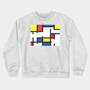 Tribute to Mondrian III Crewneck Sweatshirt